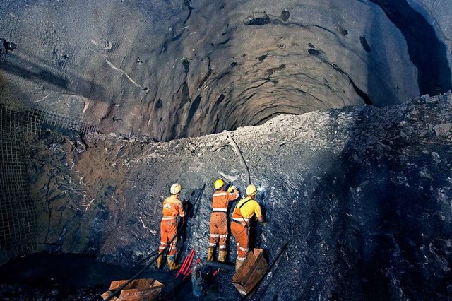 Teile des Brenner-Basistunnels werden bergmnnisch ausgebaut.  | Foto: BBT SE
