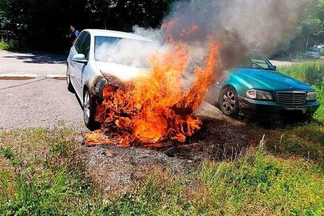 Gleich zwei Autobrände in Emmendingen