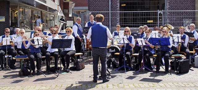 Der Musikverein Friedenweiler/Rudenberg beim jngsten Konzert in Dlmen.   | Foto: privat