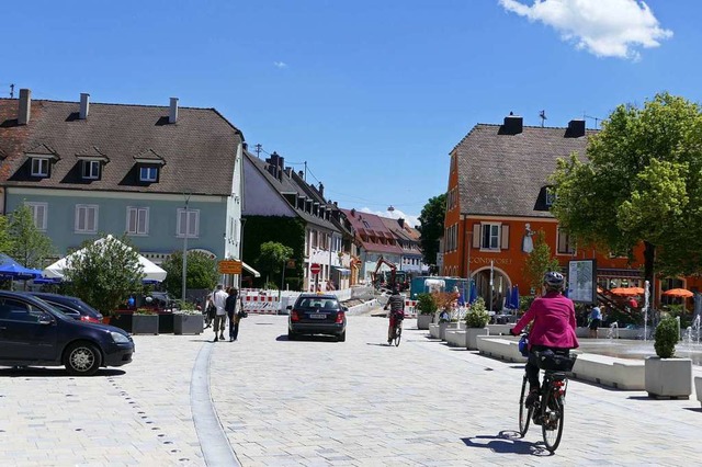 Welche Rolle soll der  Autoverkehr in ...ung mit den Brgern im Dialog bleiben.  | Foto: Agnes Pohrt