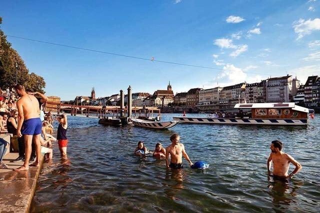 Warum die Schweizer so gerne in ihren Flüssen baden