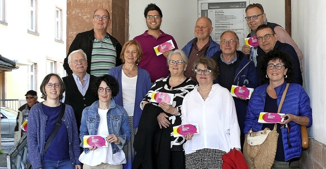 Einige der Macherinnen und Macher von &#8222;Orte fr Worte&#8220;   | Foto: Stadt Lahr