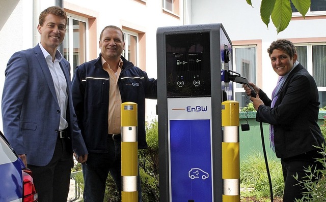 In Endingen gibt&#8217;s zwei neue E-Ladesulen.   | Foto: Stadt Endingen