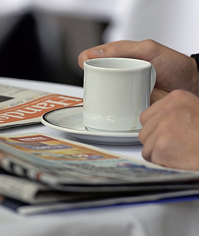 Kaffee macht nicht nur  morgens wach.   | Foto: Ralf Hirschberger