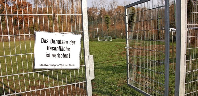 Ob der neue Platz  zum Vereinsjubilum fertig wird, ist fraglich.   | Foto: Herbert Frey