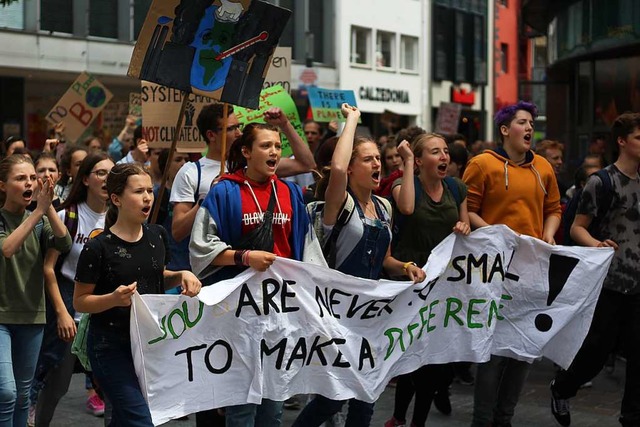 Seit Februar gibt es in Lrrach eine O...Foto entstand bei der Demo am 25. Mai.  | Foto: Joshua Kocher