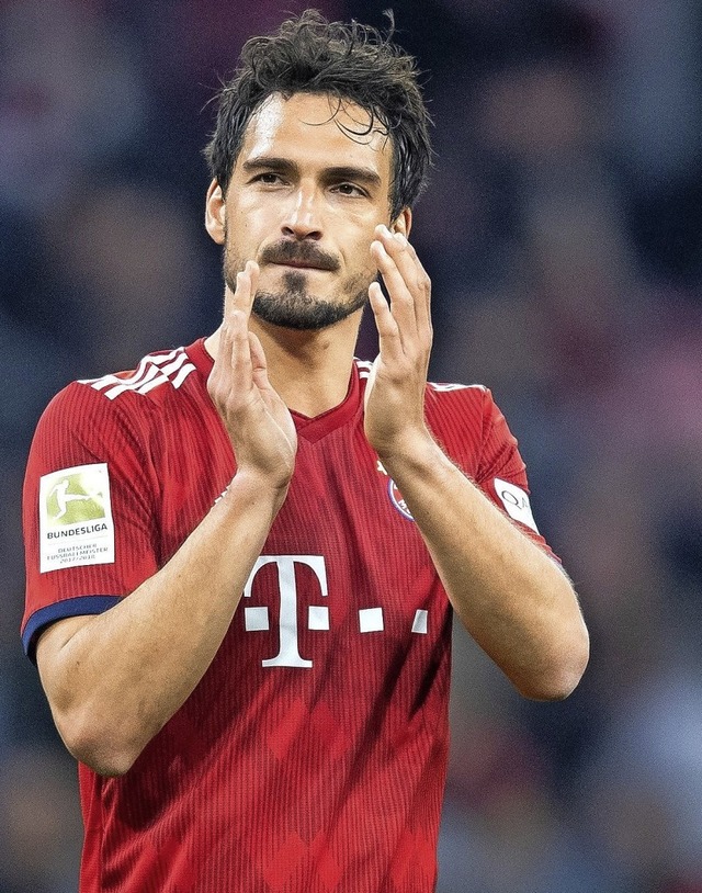 Vielleicht schon bald nicht mehr im Ba...dern im Dortmund-Dress: Mats Hummels.   | Foto: Sina Schuldt (dpa)