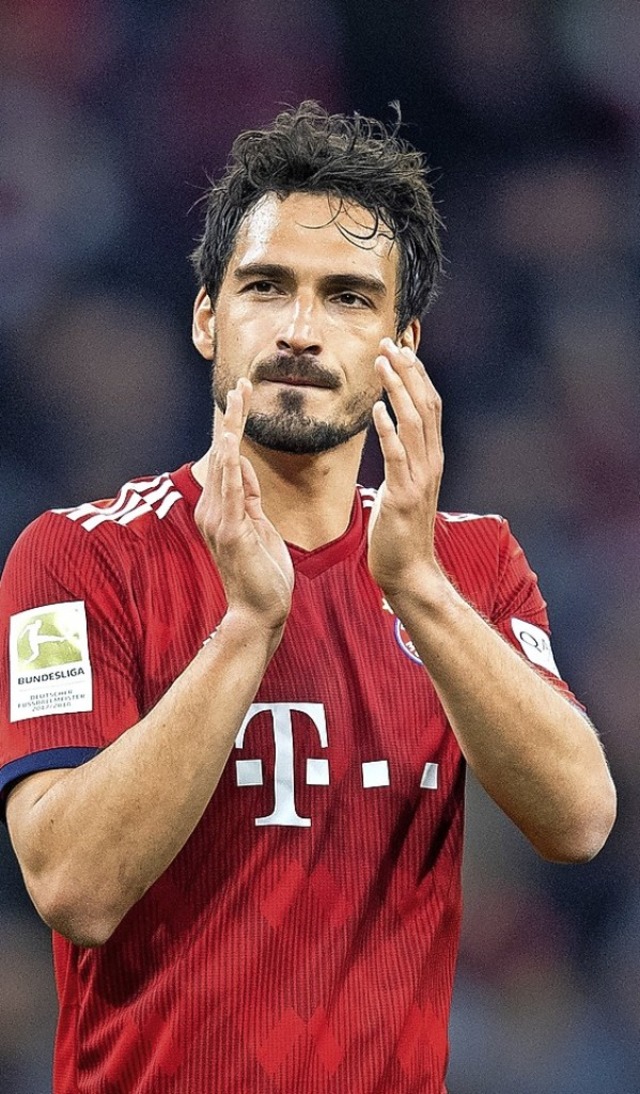 Bald vielleicht nicht mehr im Bayern-sondern im Dortmund-Dress: Mats Hummels.   | Foto: Sina Schuldt