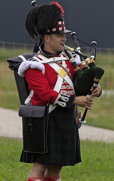 Hier ein Dudelsackspieler <ppp></ppp> | Foto: Volker Münch