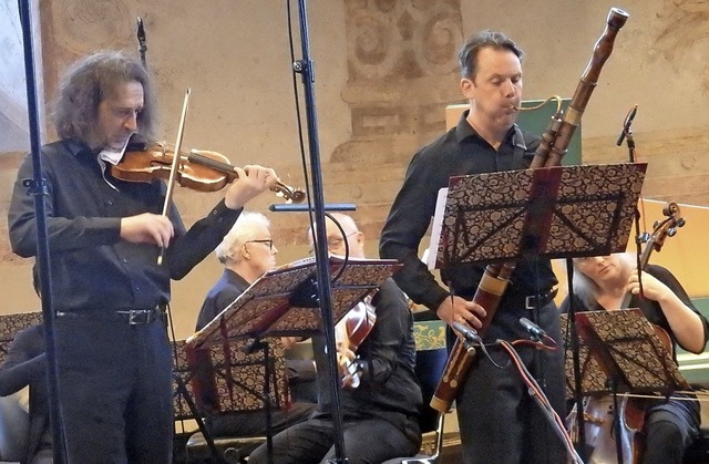 Beim Konzert des Ensembles &#8222;L&#8...ine) und Wouter Verschuren am Fagott.   | Foto: Bianca Flier