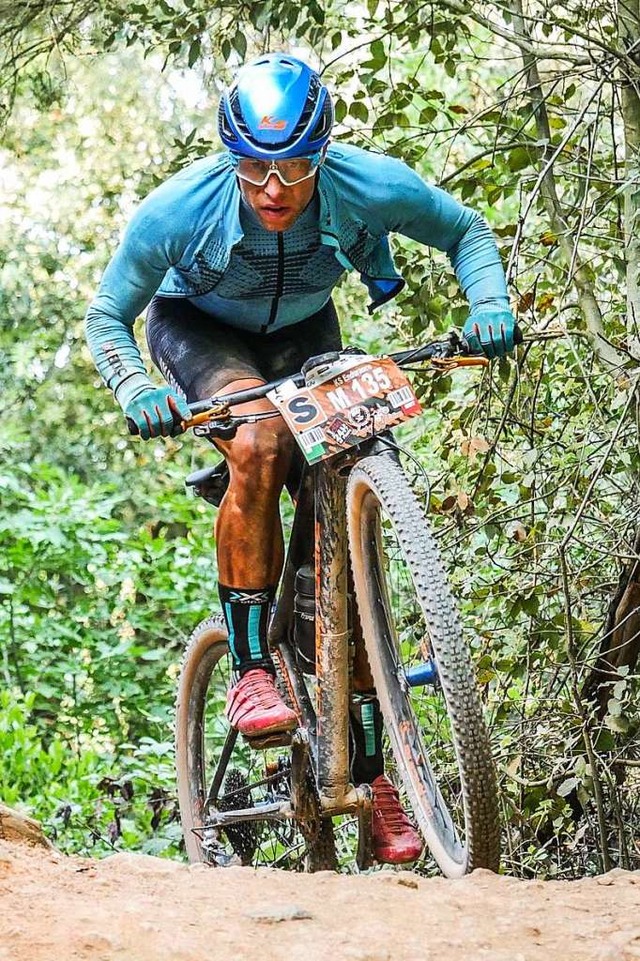 Gerstet fr den Guinnessbuchrekord : ...unden mit dem Mountainbike berwinden.  | Foto: KS Endurance Team