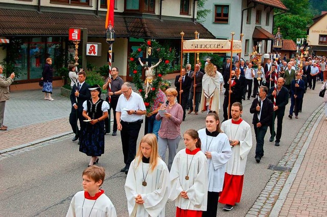 Die Prozession in Glottertal startet um 8.30 Uhr.  | Foto: Christian Ringwald