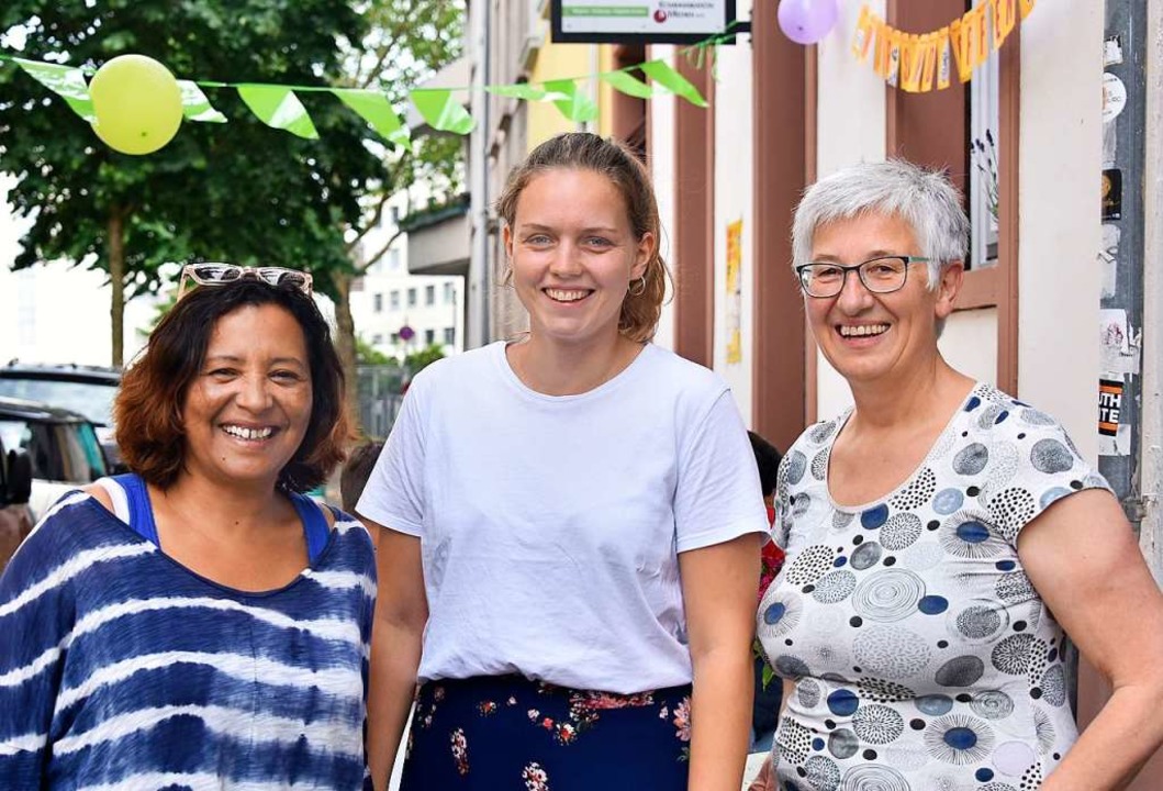 Maria Del Pilar Torres, Hanna Rau und ...ine offene und tolerante Gesellschaft.  | Foto: Michael Bamberger