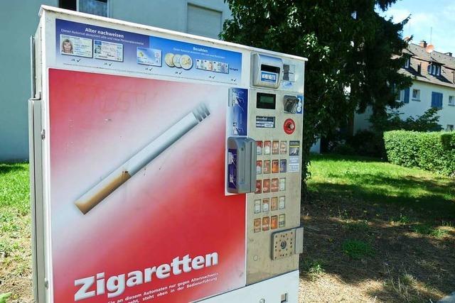 Zigarettenautomat versucht aufzubrechen – ein Tatverdchtiger festgenommen