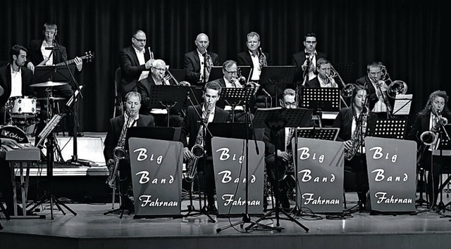 Die Big Band Fahrnau  | Foto: BigBand Fahrnau