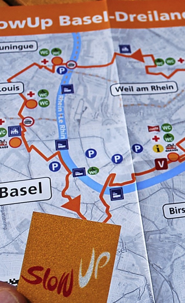 Die Grnen-Fraktion kritisiert den Kurs des Slow-up Basel-Dreiland in Lrrach   | Foto: Thomas Loisl Mink