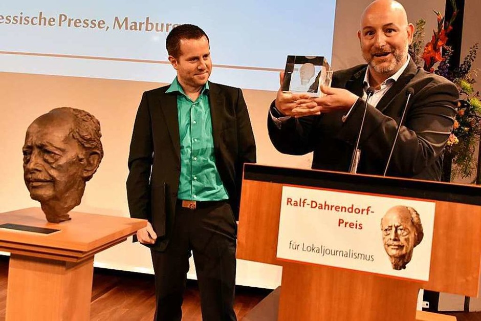 Björn Wisker (links) und Andreas Schmidt freuen sich über den ersten Platz. (Foto: Michael Bamberger) Björn Wisker (links) und Andreas Schmidt freuen sich über den ersten Platz. (Foto: Michael Bamberger)