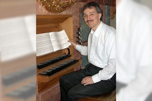 Organist Dieter Lämmlin vertritt Dominik Cerrito bei der nächsten Marktmusik in St. Michael in Schopfheim