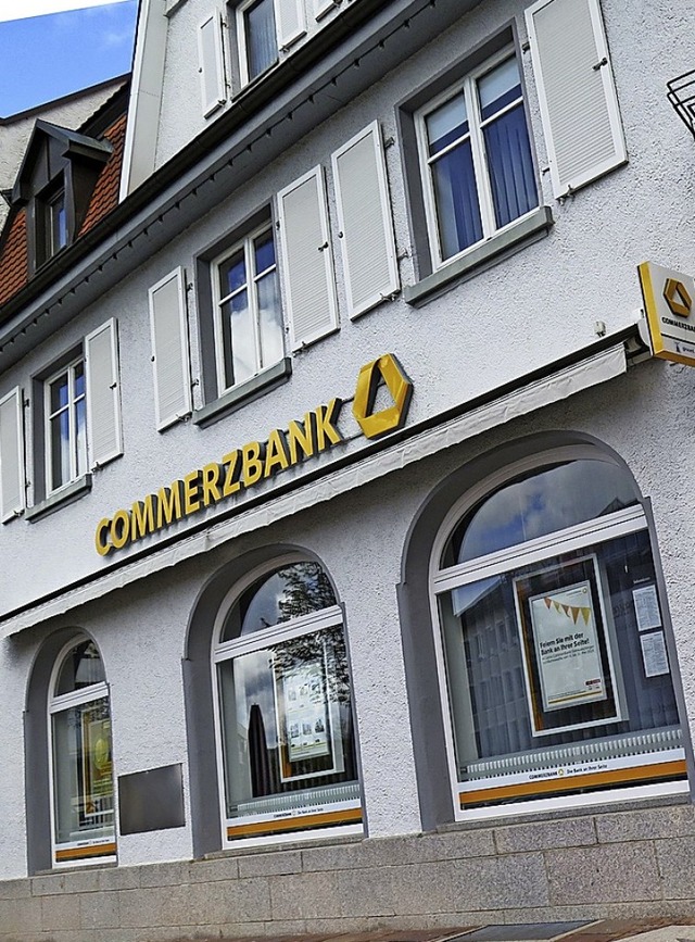 Die Commerzbank  | Foto:  Ernst Zimmermann