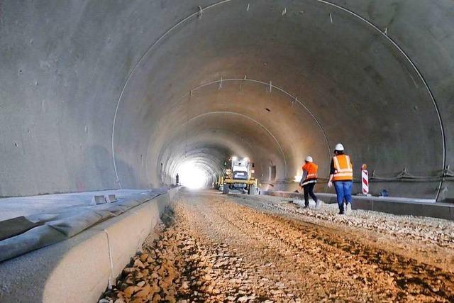 Fotos: Die Baustelle des Herrschaftsbucktunnels an der A98 bei Rheinfelden