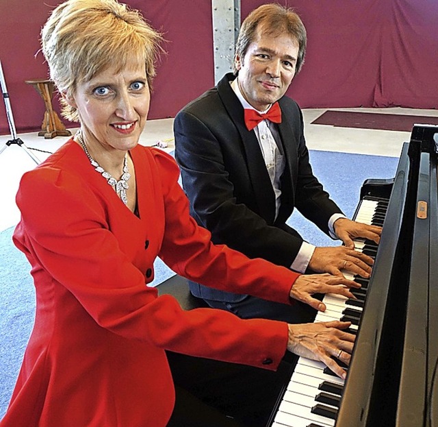 Das Klavierduo Monika Egri und Attila Pertis.  | Foto: Roswitha Frey