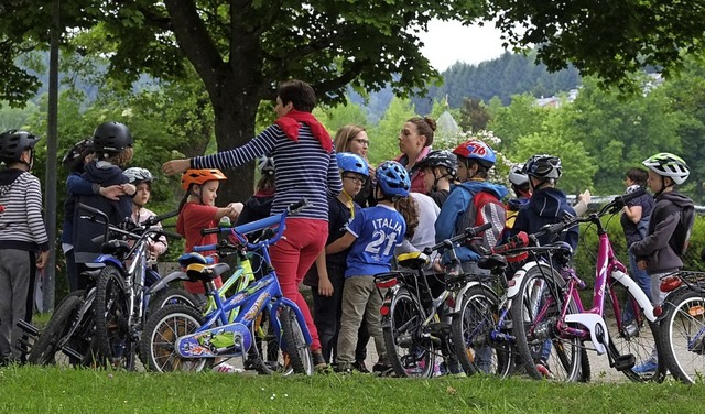 Groer Fahrradaktionstag an der Grundschule am Kohlenbach.  | Foto: Schule