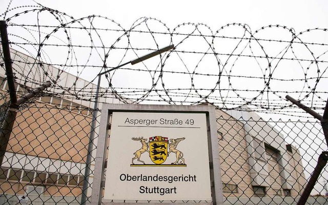 Am Oberlandesgericht in Stuttgart soll...n Kriegsverbrechers verhandelt werden.  | Foto: Sebastian Kahnert