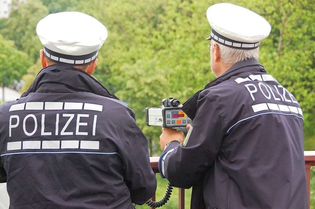 Die Verkehrspolizei erfasste Tempoverste in Lrrach (Symbolbild).  | Foto: Hannes Lauber