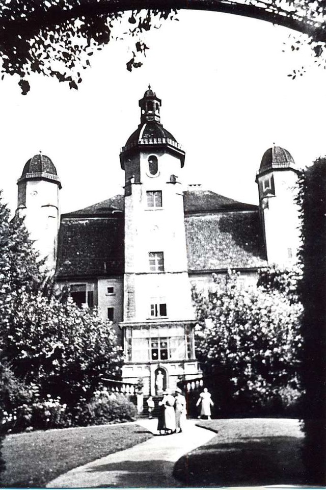 Dieses Foto zeigt das Trompeterschloss in der Zeit um 1919.  | Foto: Stadtarchiv Bad Sckingen