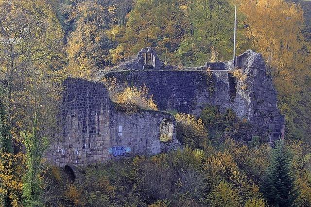 Neuer Zuschuss fr die Burgruine Diersburg