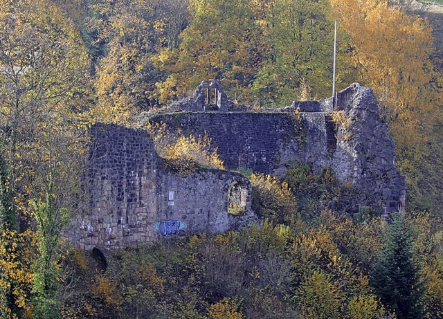 Das Kulturdenkmal Burgruine Diersburg   | Foto: Christoph Breithaupt