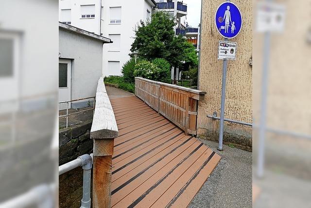 Rutschgefahr auf der Brcke reduzieren