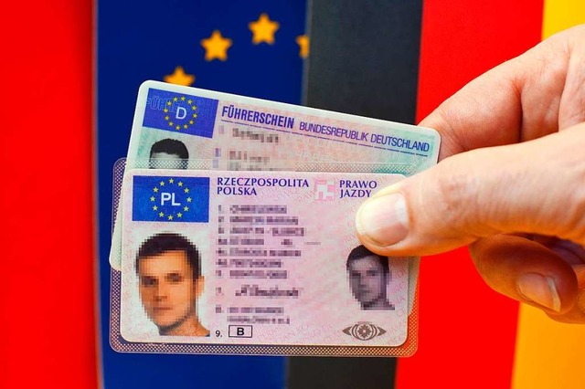 Als nicht gltig stellte sich der polnische Fhrerschein des Angeklagten heraus.  | Foto: Patrick Pleul