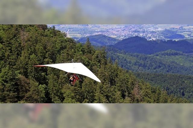 Groer Flugverkehr am Kandel