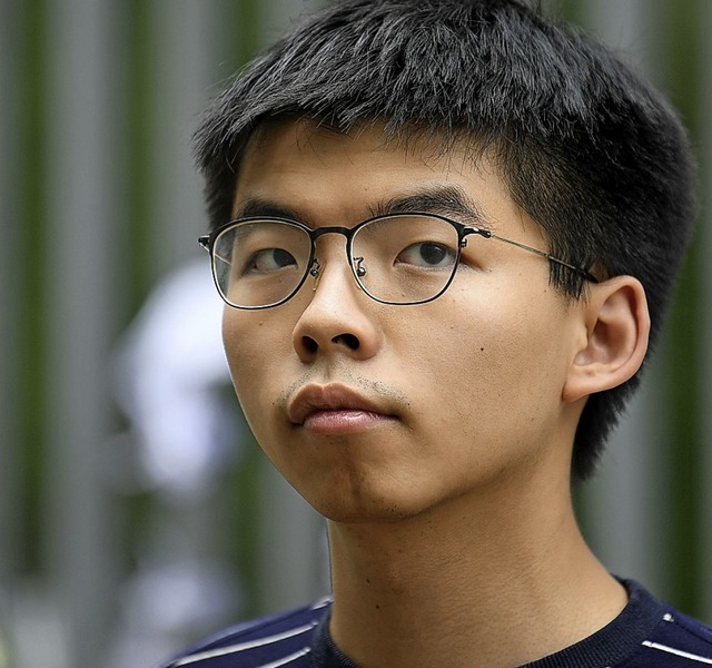 Joshua Wong kmpft fr Demokratie in Hongkong  | Foto: ANTHONY WALLACE (AFP)