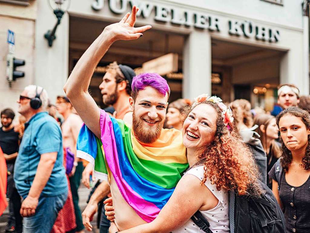 Bunt, wild und mit viel nackter Haut: So war der CSD 2019.