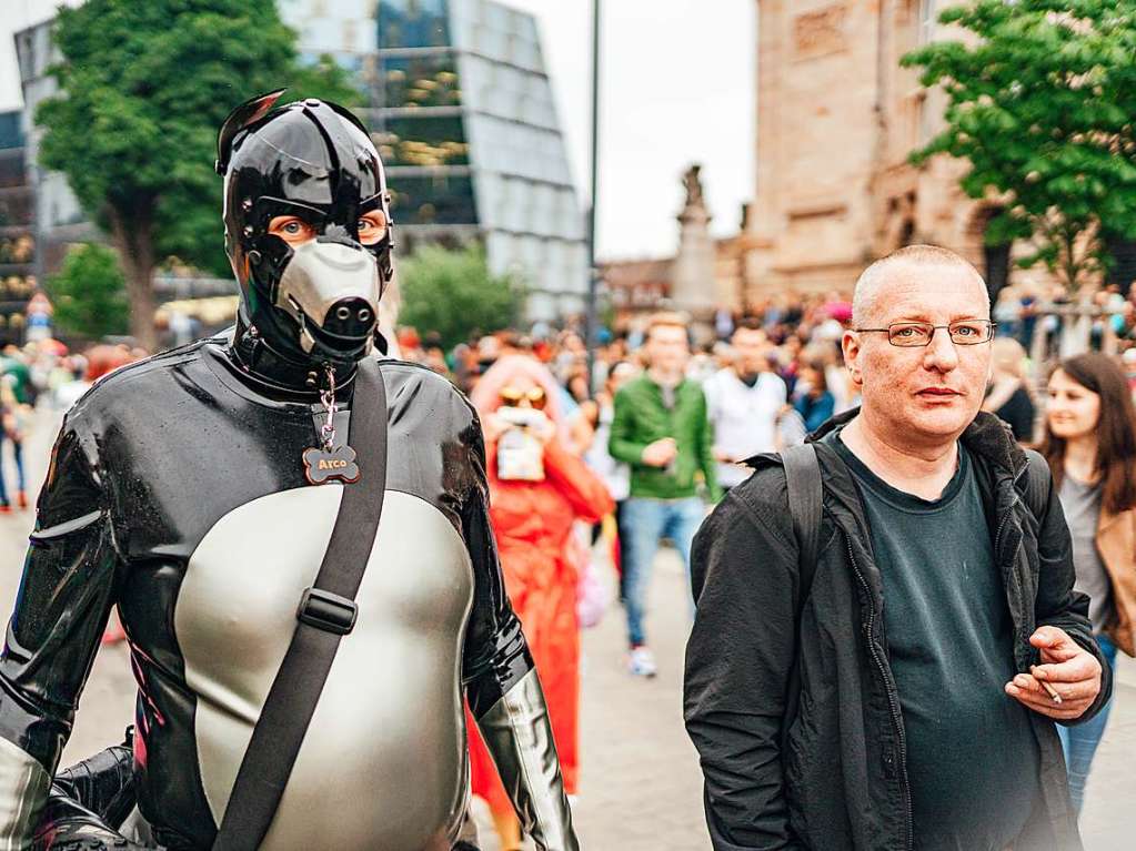 Bunt, wild und mit viel nackter Haut: So war der CSD 2019.