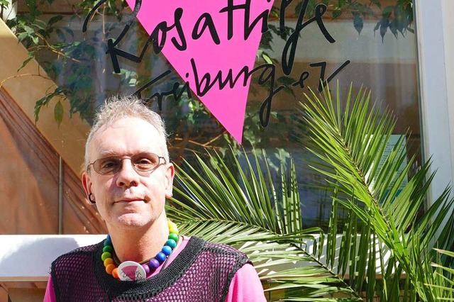 Dirk Heudorf ist Aktivist, Co-Organist...seit Jahrzehnten im Verein Rosa Hilfe.  | Foto: Dominik Bloedner