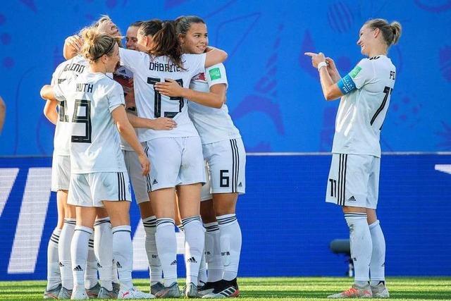 DFB-Elf zieht nach 3:0-Sieg souverän ins WM-Viertelfinale ein