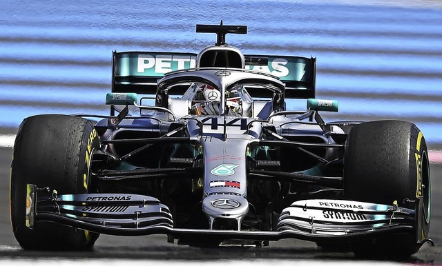 &#8222;Es war ein wundervoller Tag hie... sagt Mercedes-Pilot Lewis Hamilton.    | Foto: BORIS HORVAT (AFP)