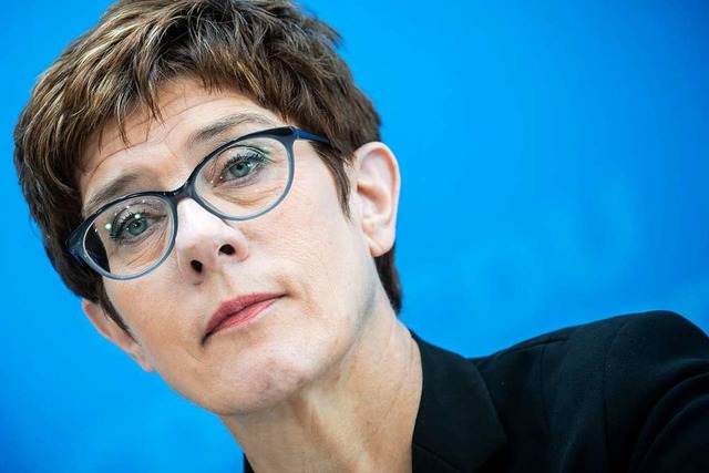 Annegret Kramp-Karrenbauer  | Foto: Michael Kappeler (dpa)