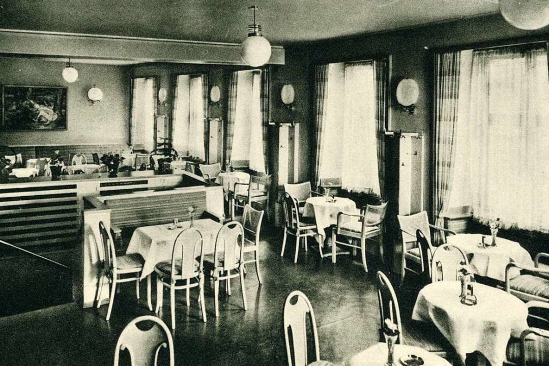 Eleganz in den 30er Jahren: das Café Steinmetz.  | Foto: Manfred Gallo