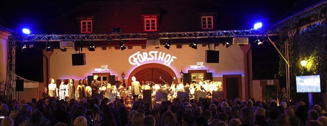 Beim Forsthof Open Air ging die Post a...underte Gste waren total begeistert.   | Foto: Jutta Schtz