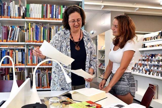 In der Freiburger Stadtbibliothek bereiten Abiturienten ihre Prfung vor