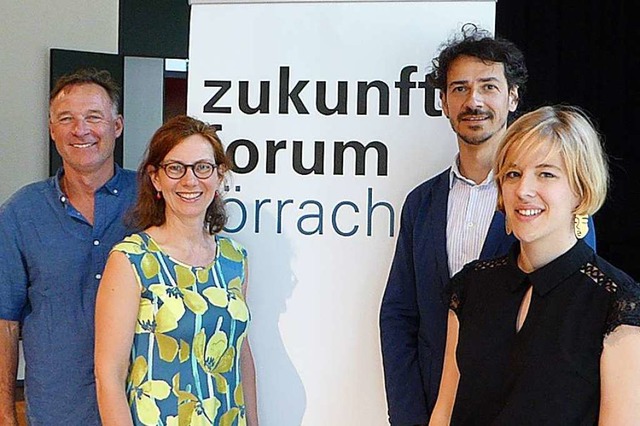 Das Team vom Zukunftsforum:  Frank Lei...Neudeck, Lukas Harlan, Nathalie Carter  | Foto: Sabine Ehrentreich