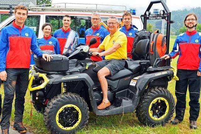 Bergwacht der Freiburger Ortsgruppe hat ein neues Quad