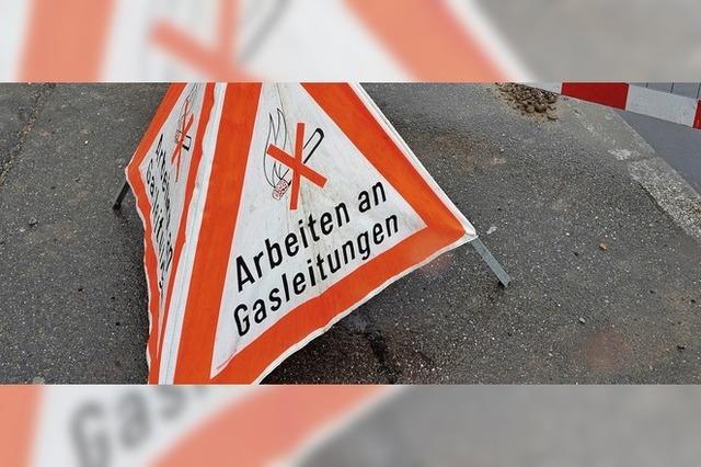 Neue Gas- und Wasserleitungen im Ort