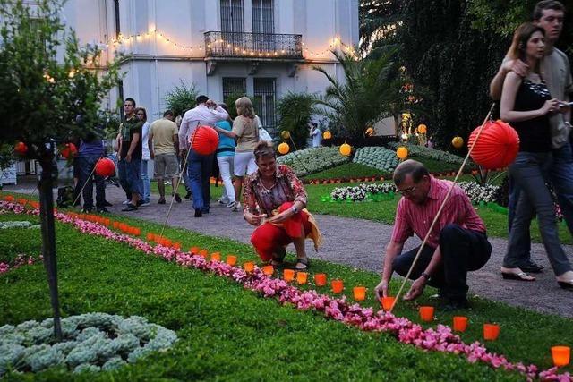 Beim Lichterfest im Stadtpark werden mehr als 8000 Besucher erwartet