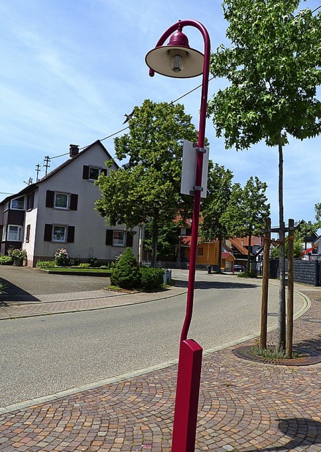 In Holzhausen will man  versuchen,  di..., ohne die Leuchtenform zu verndern.   | Foto: Claudia Bachmann-Goronzy