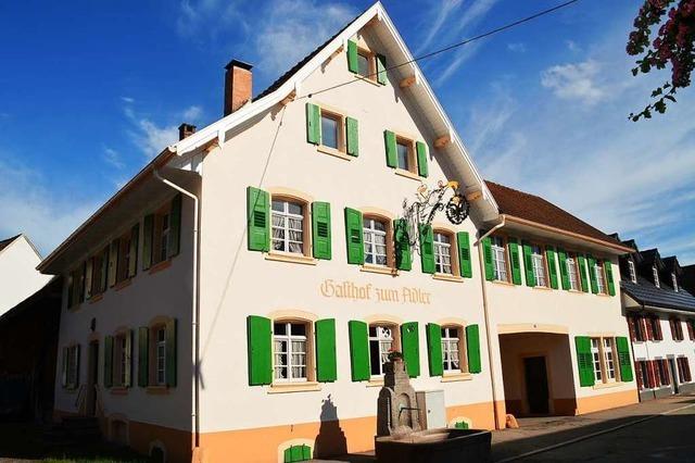 Das 300 Jahre alte Gasthaus Adler in Hausen wurde renoviert